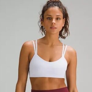Lululemon Athletica White Ribbed Bralette